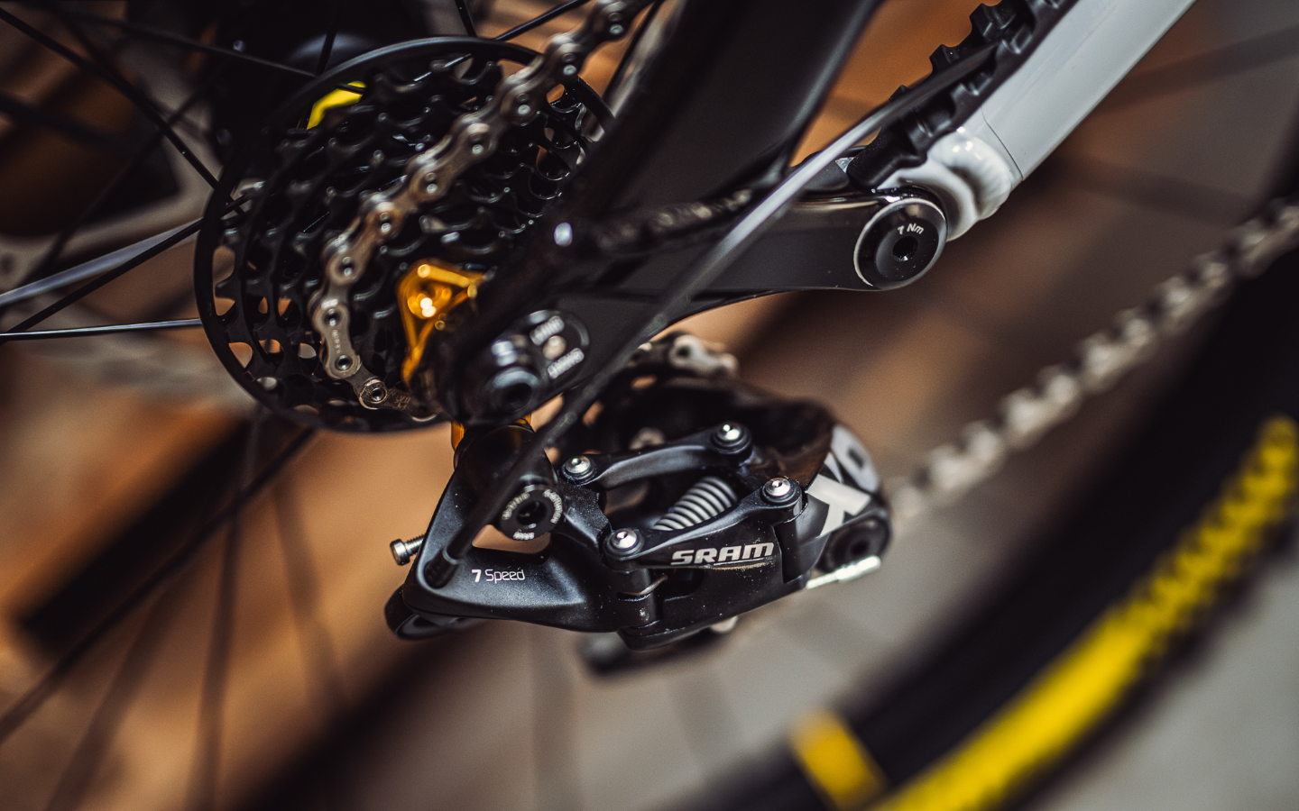 Drivetrain and brakes from SRAM