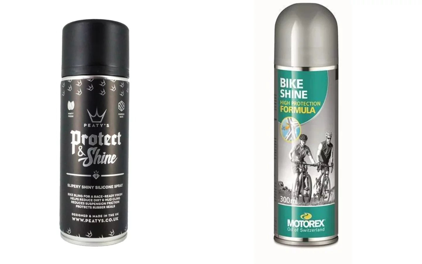 MOTOREX Bike Shine & Peaty's Protect and Shine Silicone